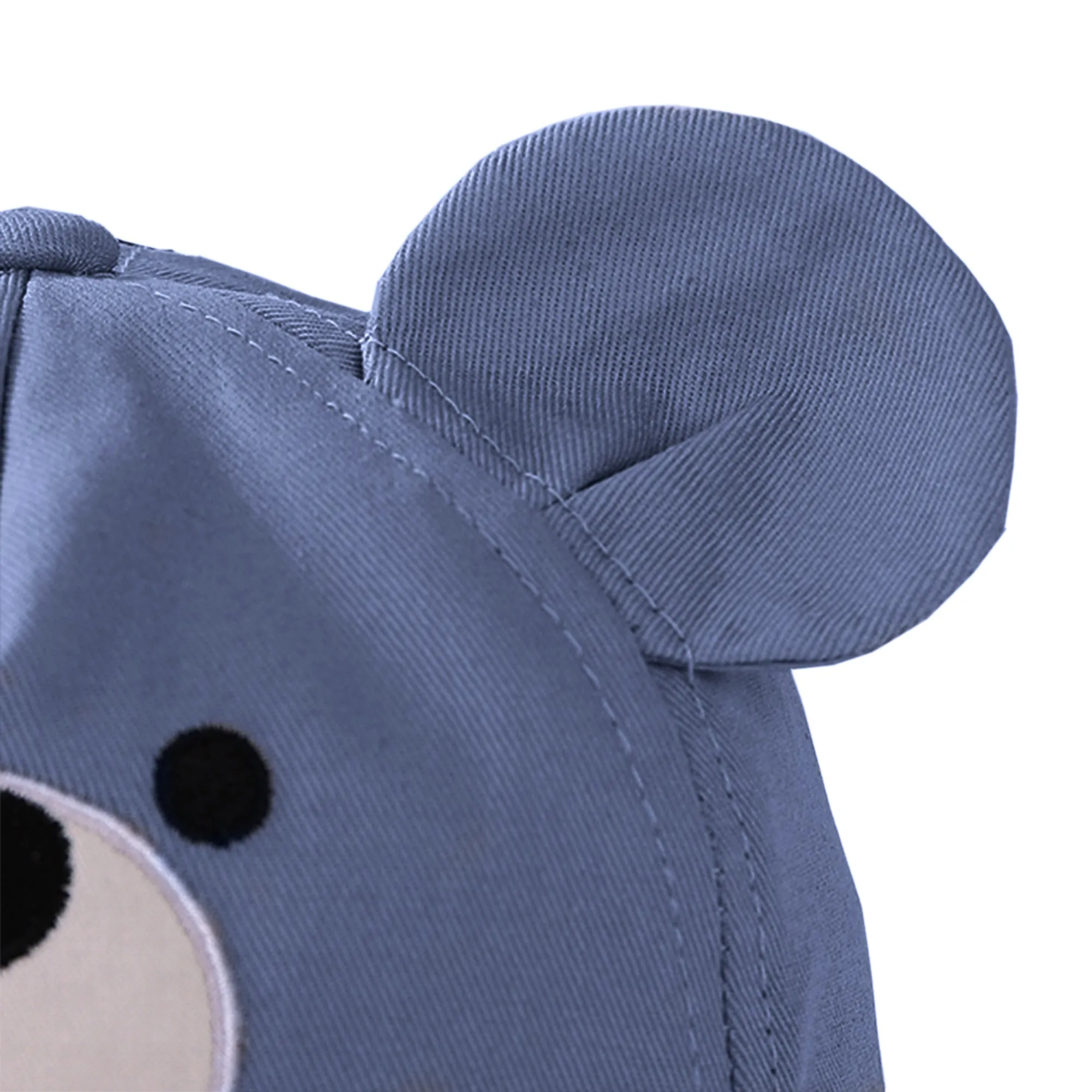 Babymoon Cotton Baby Kids Boys Girls Summer Cap Bear Design | 0-2 Years | Blue