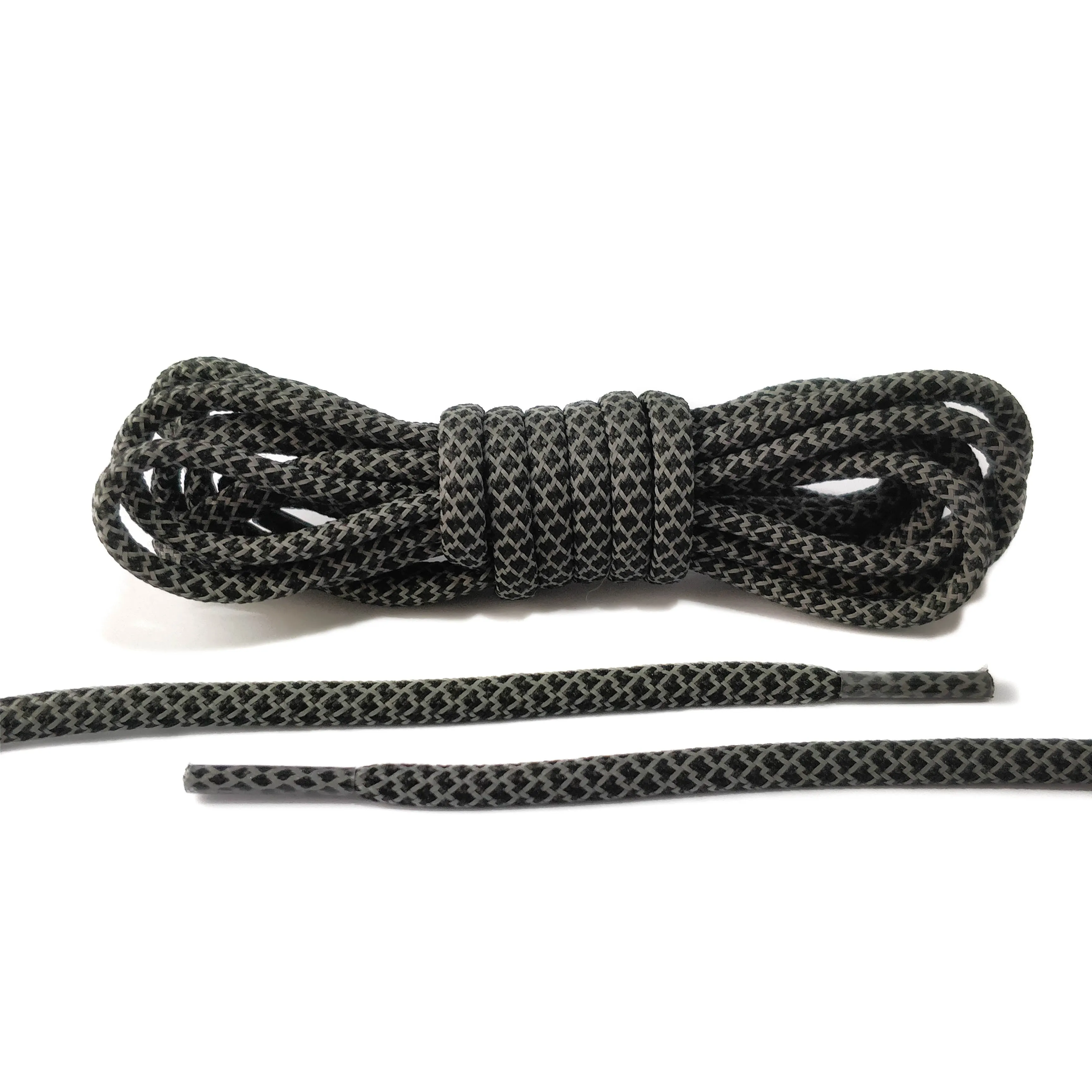 Black 3M Reflective Rope Laces