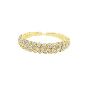 Diamond Rope Ring