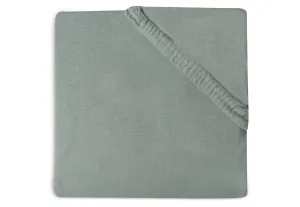Fitted Sheet Jersey 70x140/75x150cm - Ash Green