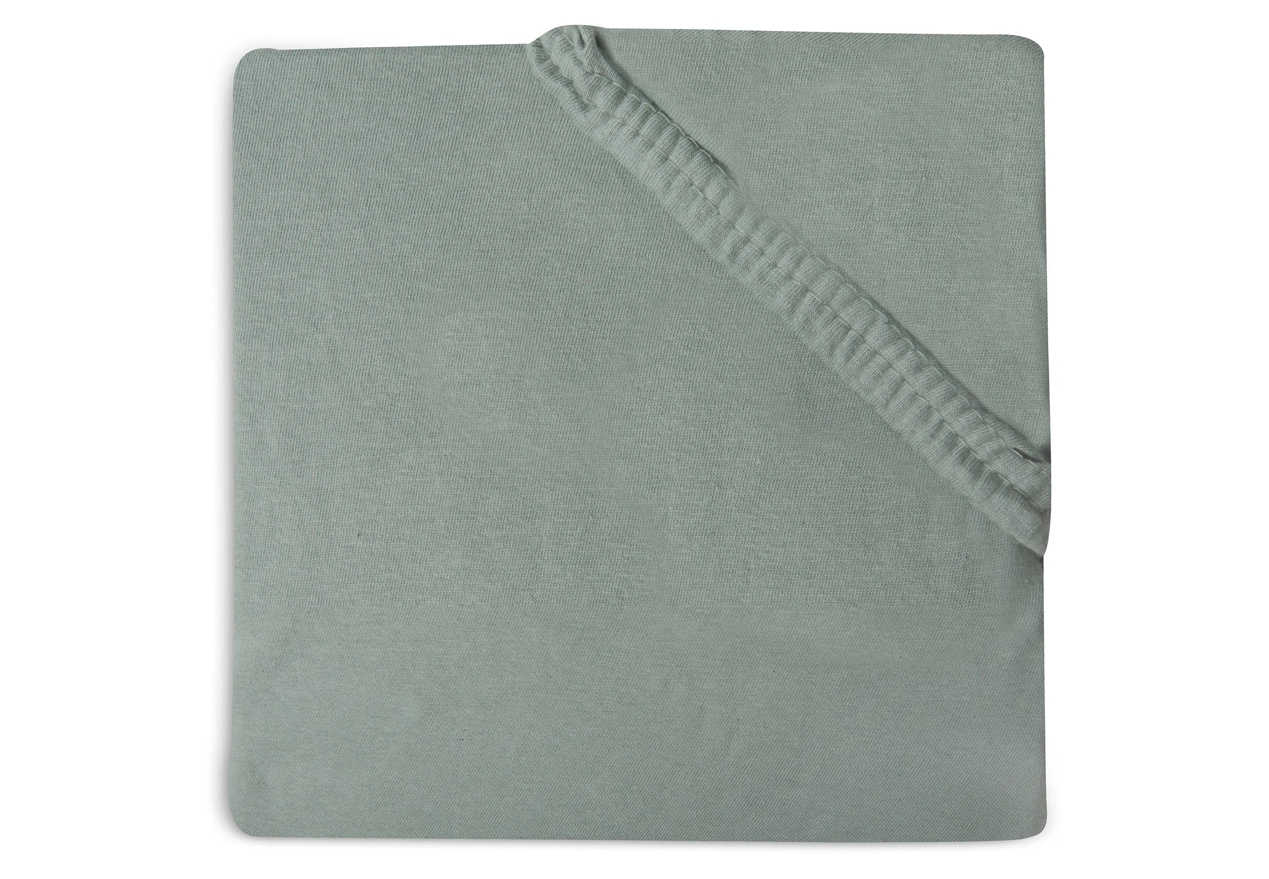 Fitted Sheet Jersey 70x140/75x150cm - Ash Green