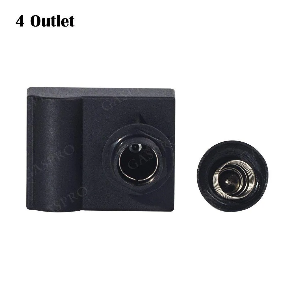 GASPRO 4 Outlet Gas Grill Ignitor,Electronic Spark Generator,Push Button BBQ Igniter Replacement for Brinkmann,Centro,Charbroil,Kenmore,Uniflame,Nexgrill,Ducane,Master Forge,Charmglow and Others