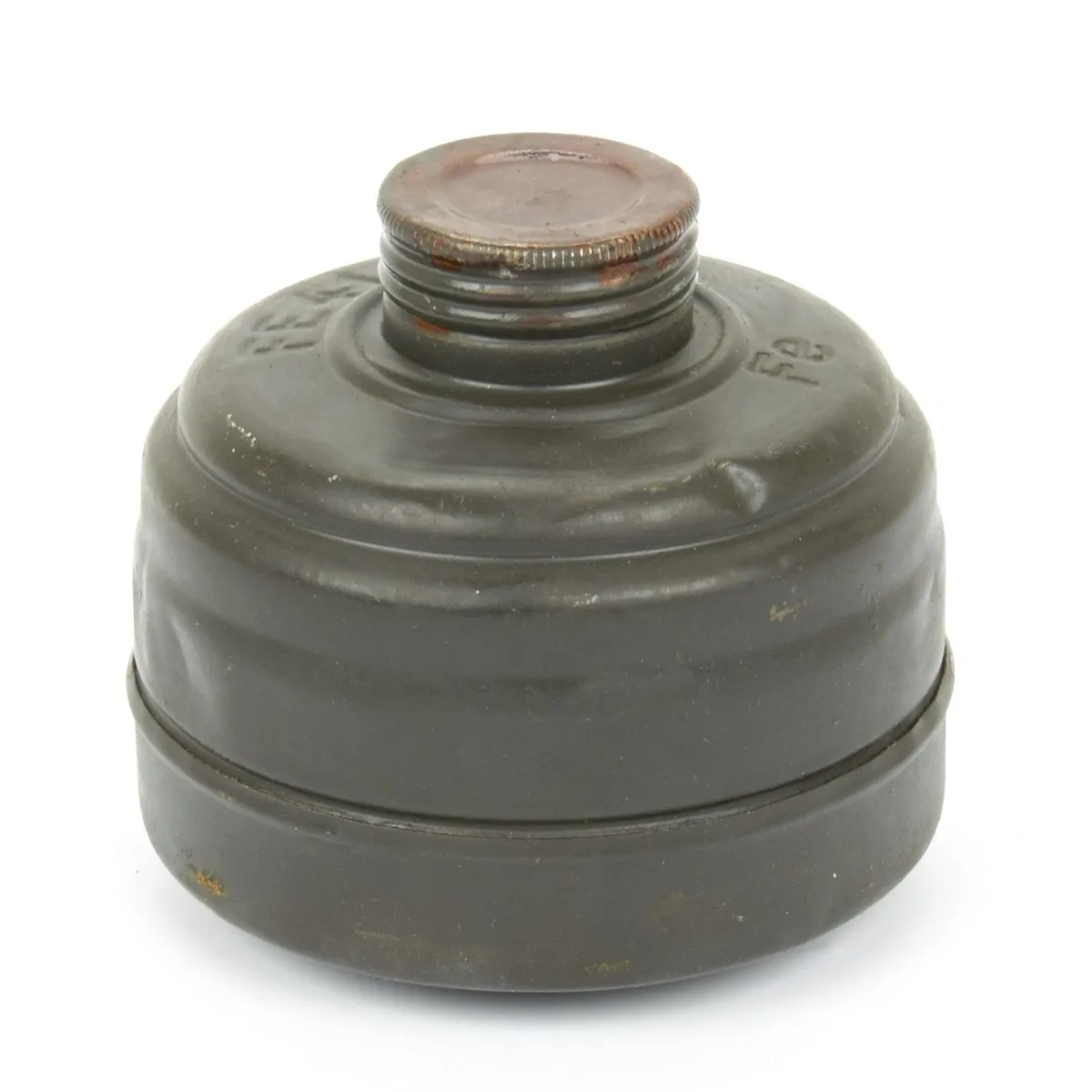 Original German WWII M-38 Gas Mask Spare Filter Can