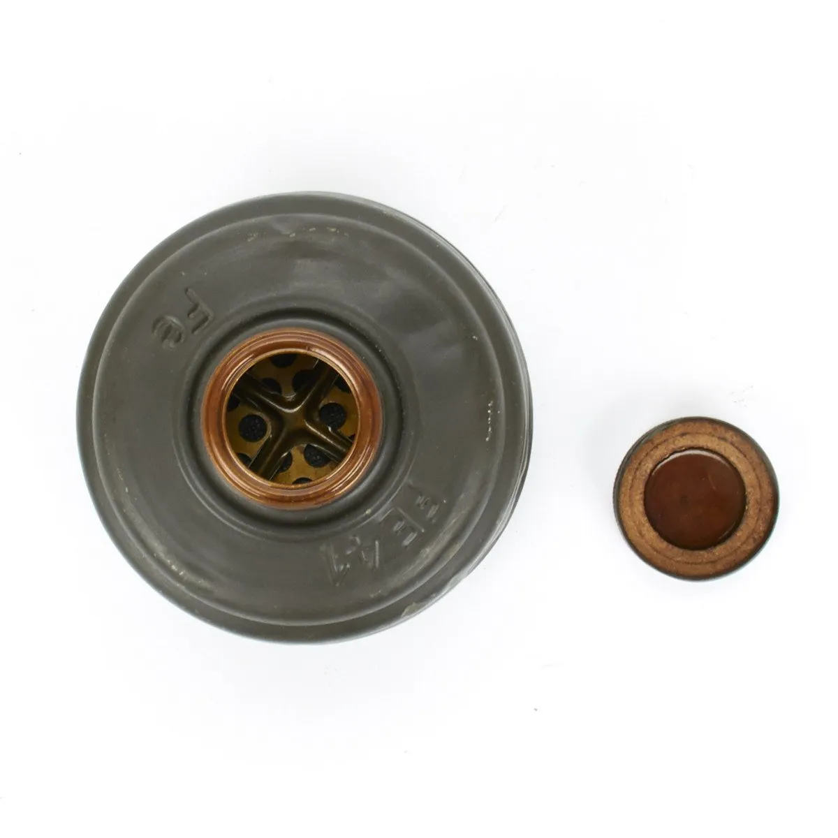 Original German WWII M-38 Gas Mask Spare Filter Can
