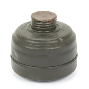 Original German WWII M-38 Gas Mask Spare Filter Can