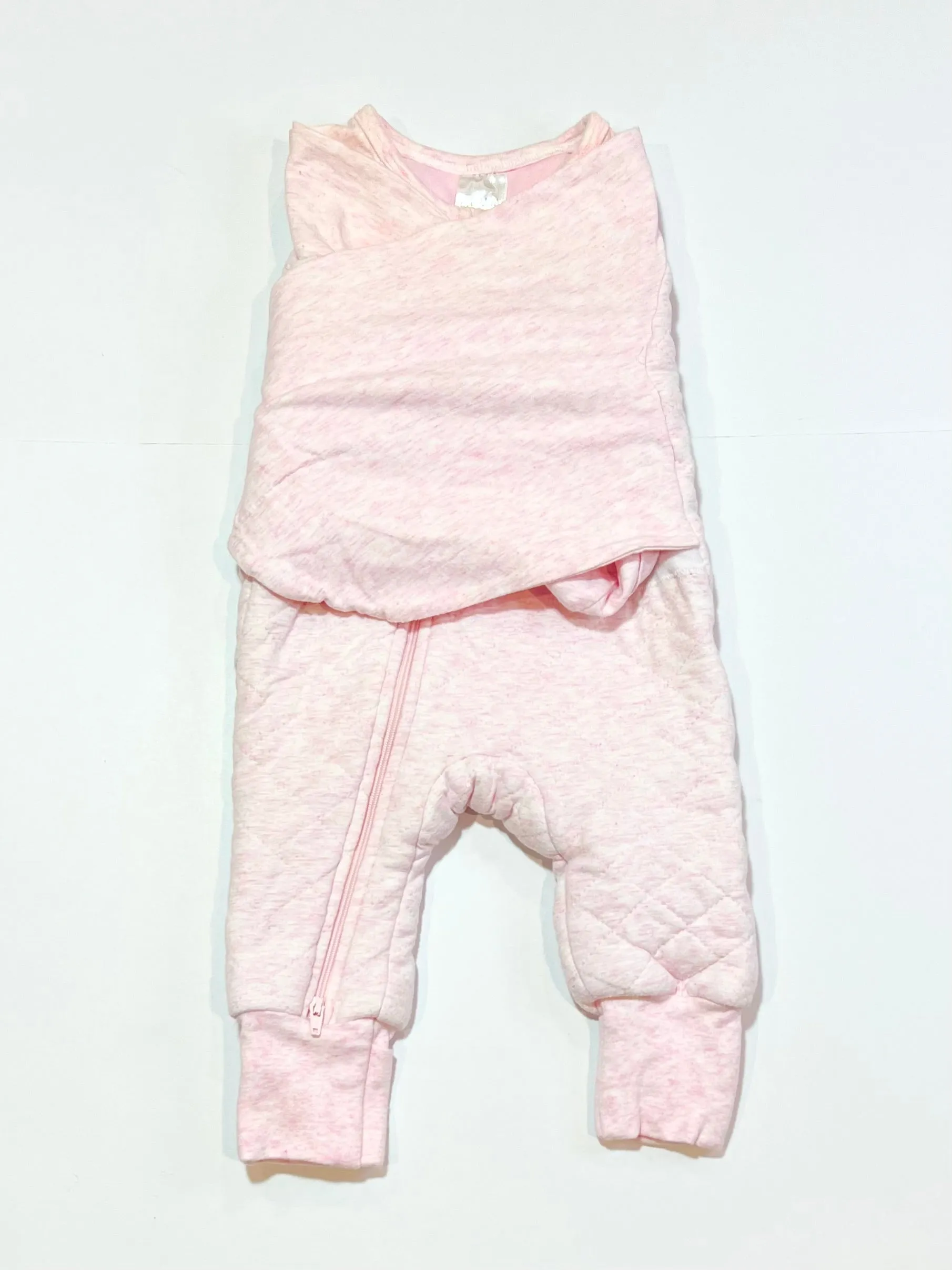 Pink swaddle suit - Size large