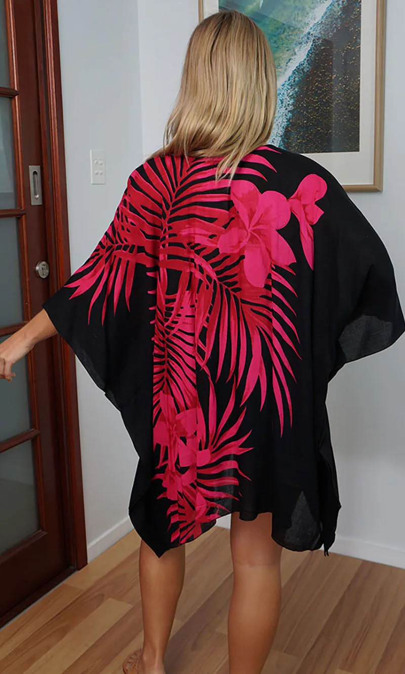 Rayon Tunic Short Palm Frond, More Colours