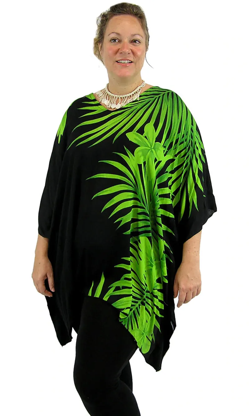 Rayon Tunic Short Palm Frond, More Colours