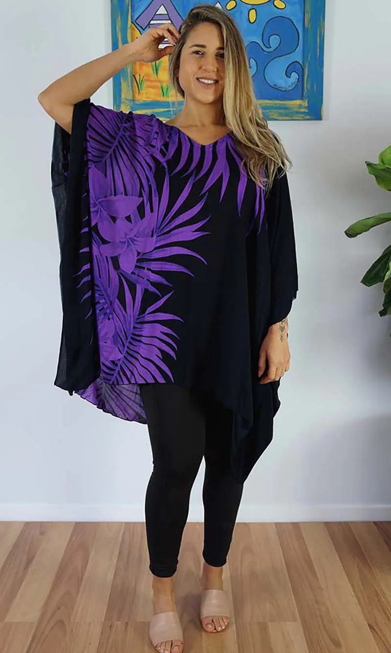 Rayon Tunic Short Palm Frond, More Colours