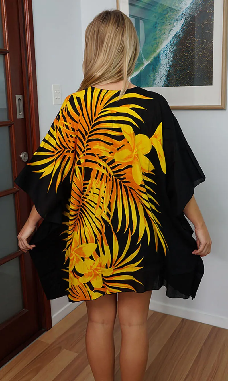 Rayon Tunic Short Palm Frond, More Colours