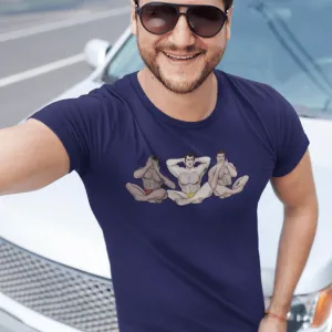 See No, Hear No, Speak No Evil Muscle Man T-Shirt