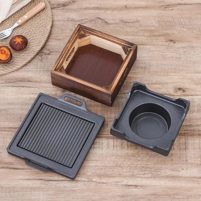 Smokeless Portable Barbecue Grill Charcoal Household Non-stick BBQ