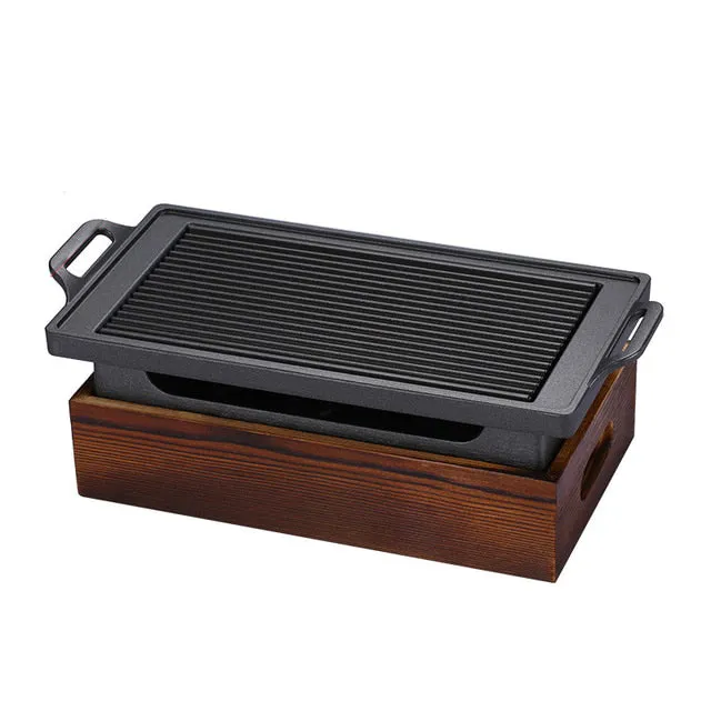 Smokeless Portable Barbecue Grill Charcoal Household Non-stick BBQ
