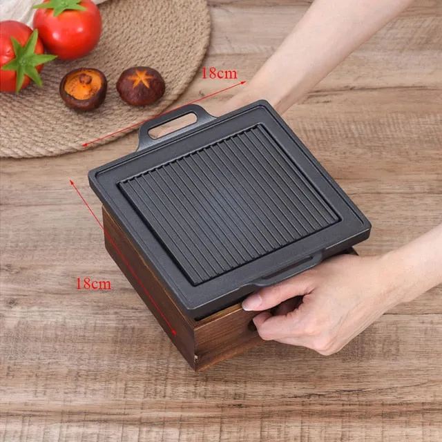 Smokeless Portable Barbecue Grill Charcoal Household Non-stick BBQ