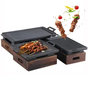 Smokeless Portable Barbecue Grill Charcoal Household Non-stick BBQ
