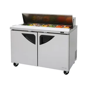 Turbo Air TST-48SD-N 48" Double Door Standard Top Sandwich Prep Table