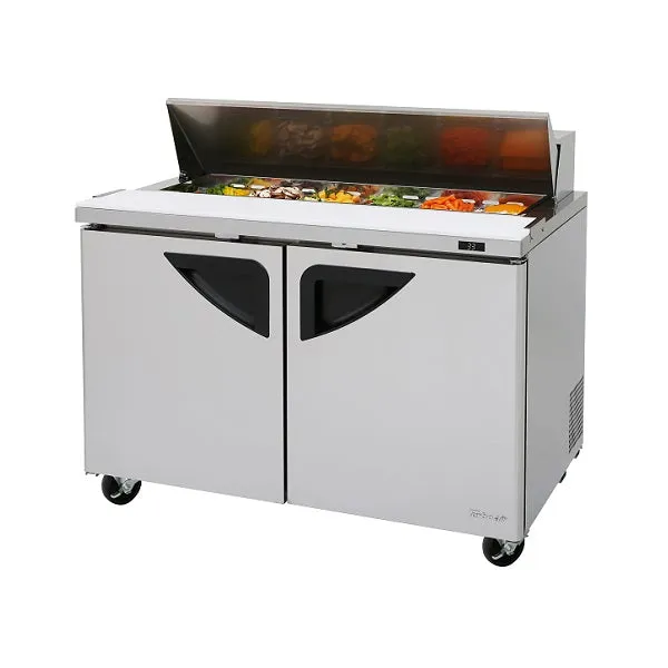 Turbo Air TST-48SD-N 48" Double Door Standard Top Sandwich Prep Table