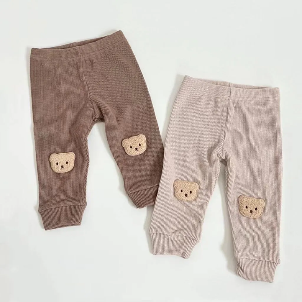 Waffle Bear Baggy Pants