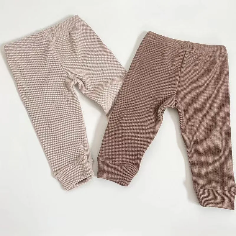 Waffle Bear Baggy Pants