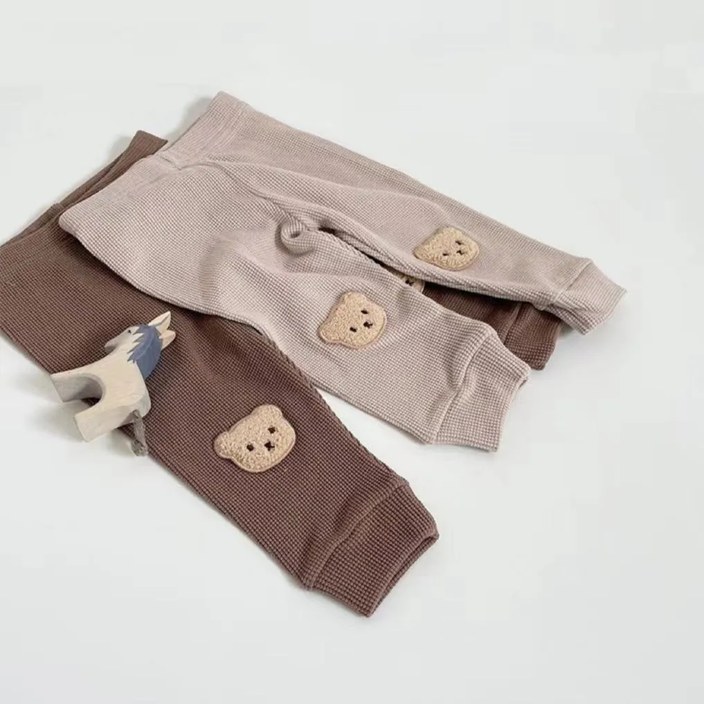 Waffle Bear Baggy Pants