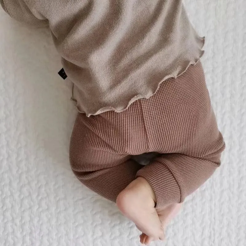Waffle Bear Baggy Pants