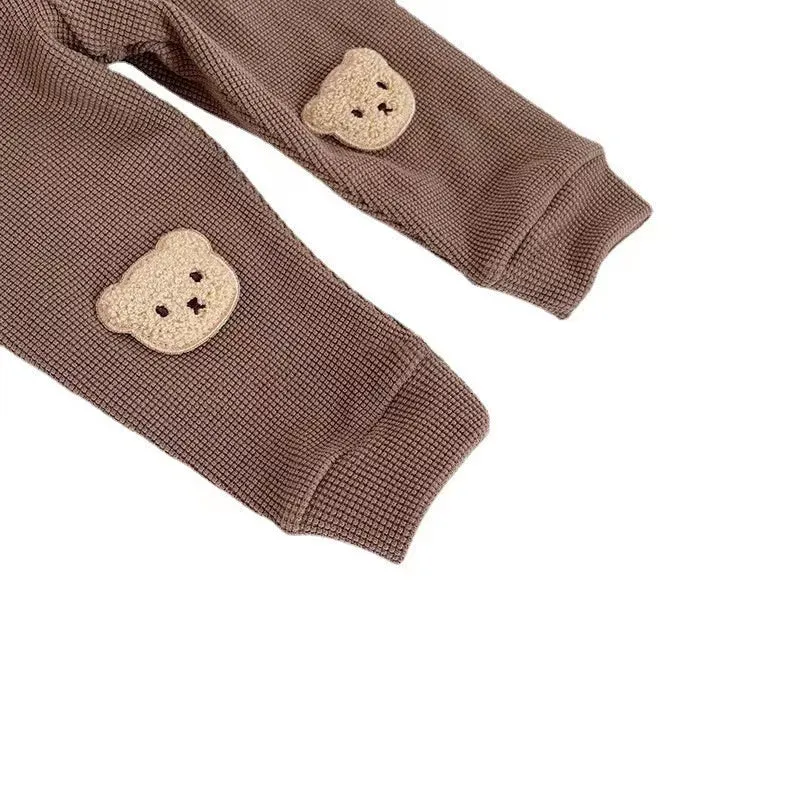 Waffle Bear Baggy Pants