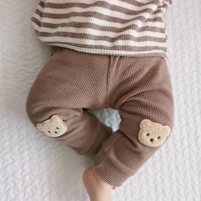Waffle Bear Baggy Pants